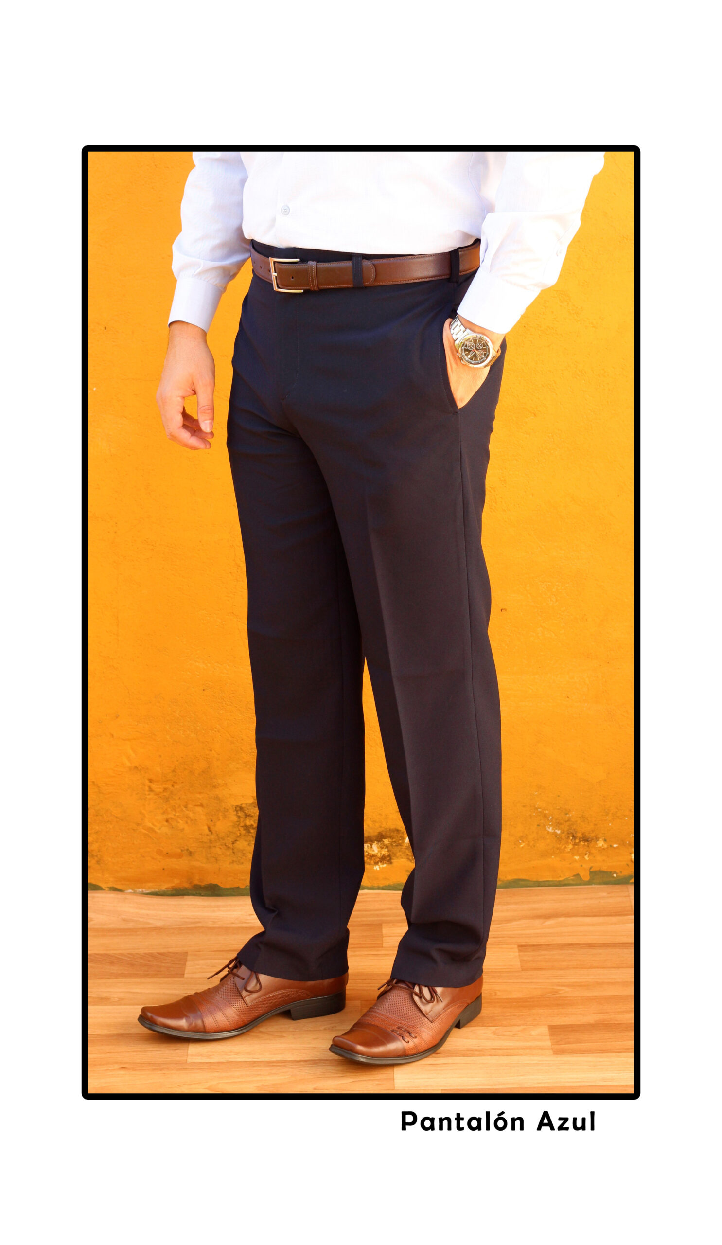 Pantalón de Vestir Azul - Imagen 4