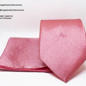 Corbata de Raso Rosa