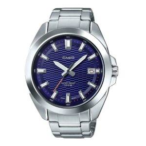 Reloj Casio Caballero Con Fondo Azul